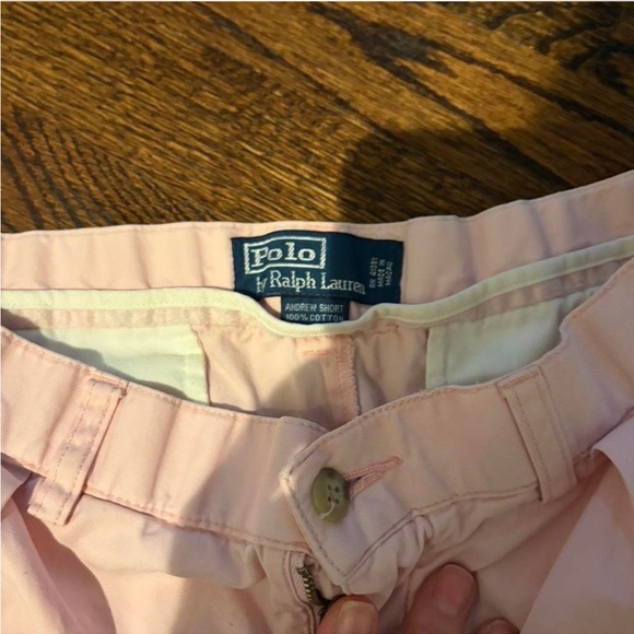 Polo by Ralph Lauren Light Pink Cotton Bermuda Shorts - Picture 2 of 4